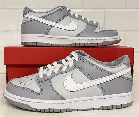 nike dunks men's grey